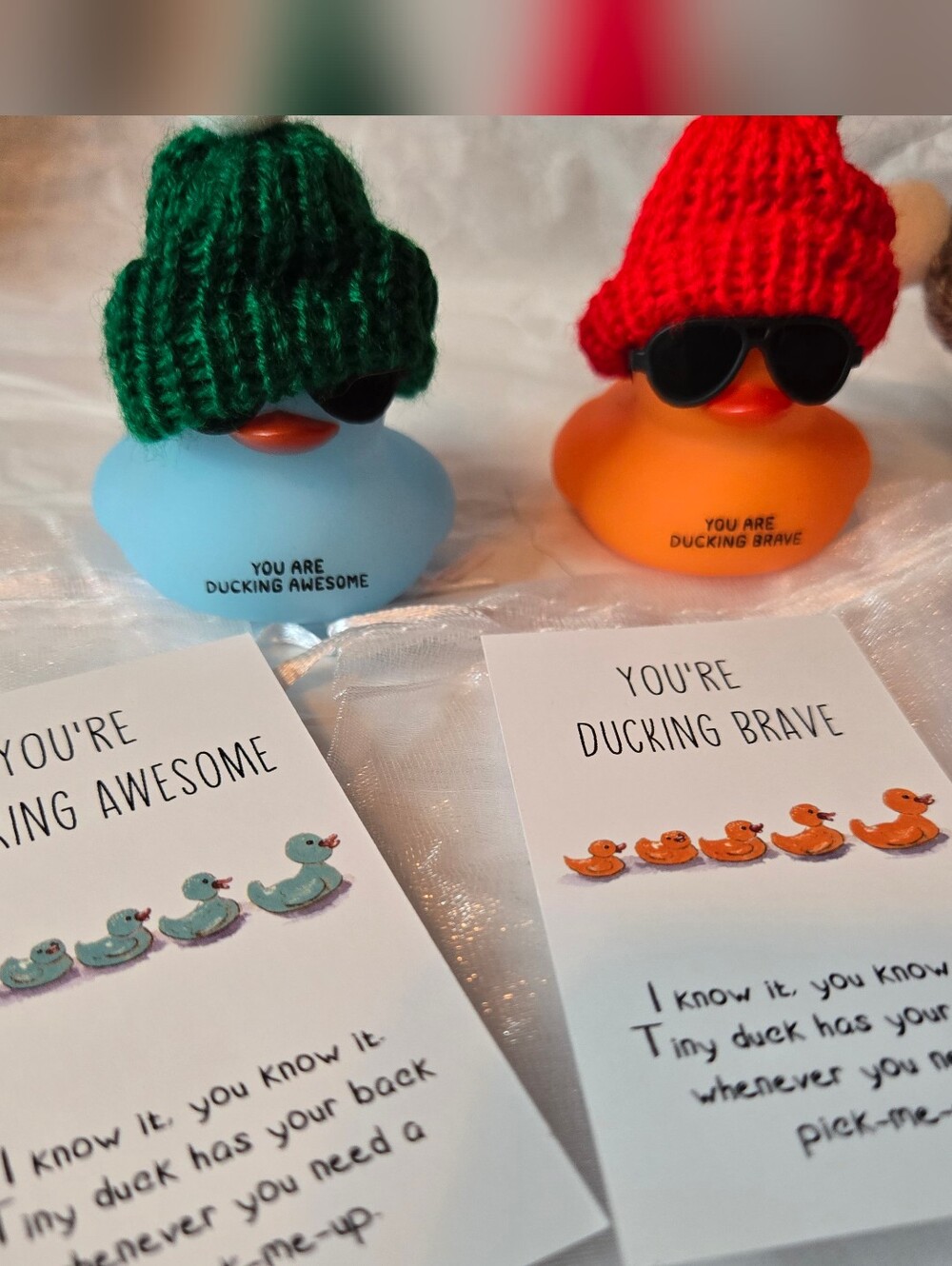 You Are Ducking Inspirational Rubber Duck -5 Sets Of 5 Pc New! - Picture 3 of 6